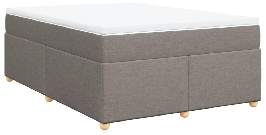 ΚΡΕΒΑΤΙ BOXSPRING ΜΕ ΣΤΡΩΜΑ TAUPE 140X190 ΕΚ. ΥΦΑΣΜΑΤΙΝΟ 3285377