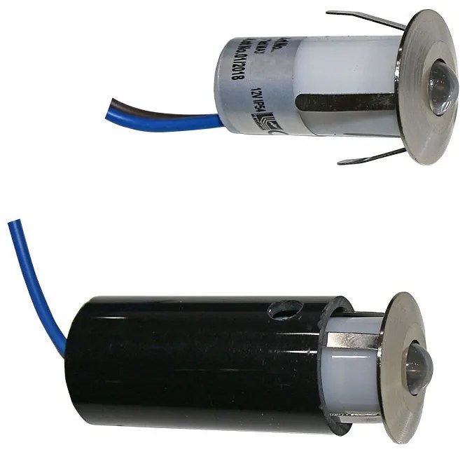 Adeleq Led Φωτιστικό Χωνευτό Με Κουτί 0.6W 40ο 12Vac Ψυχρό Σατινέ 3-95420