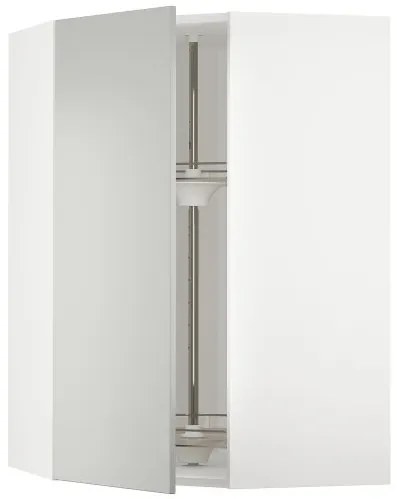 METOD γωνιακό ντουλάπι τοίχου με καρουζέλ, 68x100 cm 495.382.02