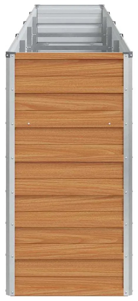 vidaXL Υπερυψωμένη Ζαρντινιέρα Ανοιχτό καφέ 320 x 40 x 77 cm