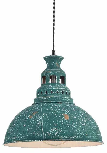 Φωτιστικό Οροφής Μονόφωτο Aca Nevada KS198435PTR Antique Green