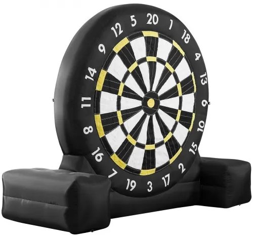 VEVOR Inflatable Soccer Dart Board over 8 ft High with 9 Kick Balls &amp; Air Pump