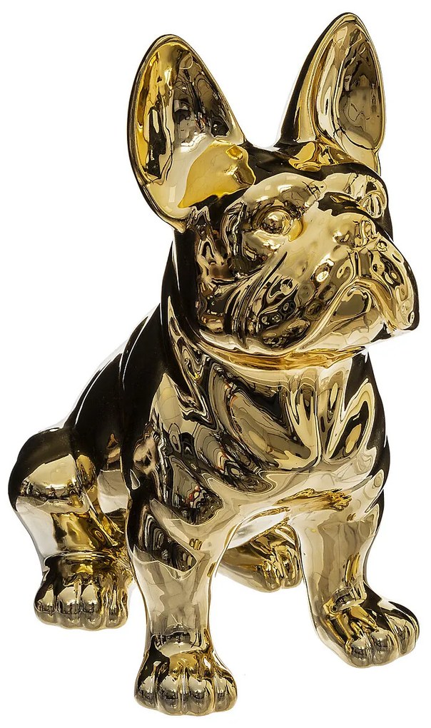 Διακοσμητική Φιγούρα Σκύλος (22.5x18x12) A-S Gold Dog 168329