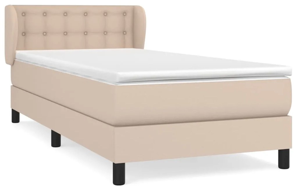 ΚΡΕΒΑΤΙ BOXSPRING ΜΕ ΣΤΡΩΜΑ ΚΑΠΟΥΤΣΙΝΟ 80X200 ΕΚ. ΣΥΝΘ. ΔΕΡΜΑ 3127282