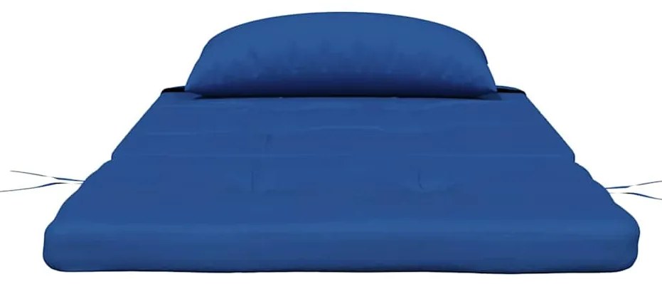 vidaXL Μαξιλάρια για καρέκλες Μονόχρωμο 2 pcs Μπλε 58 x 77 x 4,5 εκ