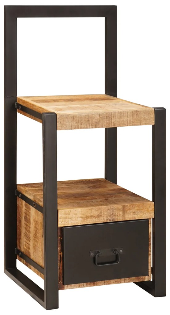 vidaXL Βάση Ρούχων με συρτάρι Καφέ 40 x 40 x 90 cm Μασίφ ξύλο μάνγκο