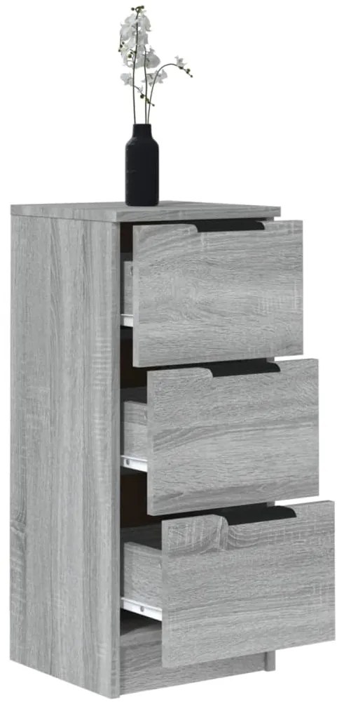 vidaXL Ντουλάπια 2 τεμ. Γκρι Sonoma 30x30x70 εκ. Επεξεργασμένο Ξύλο