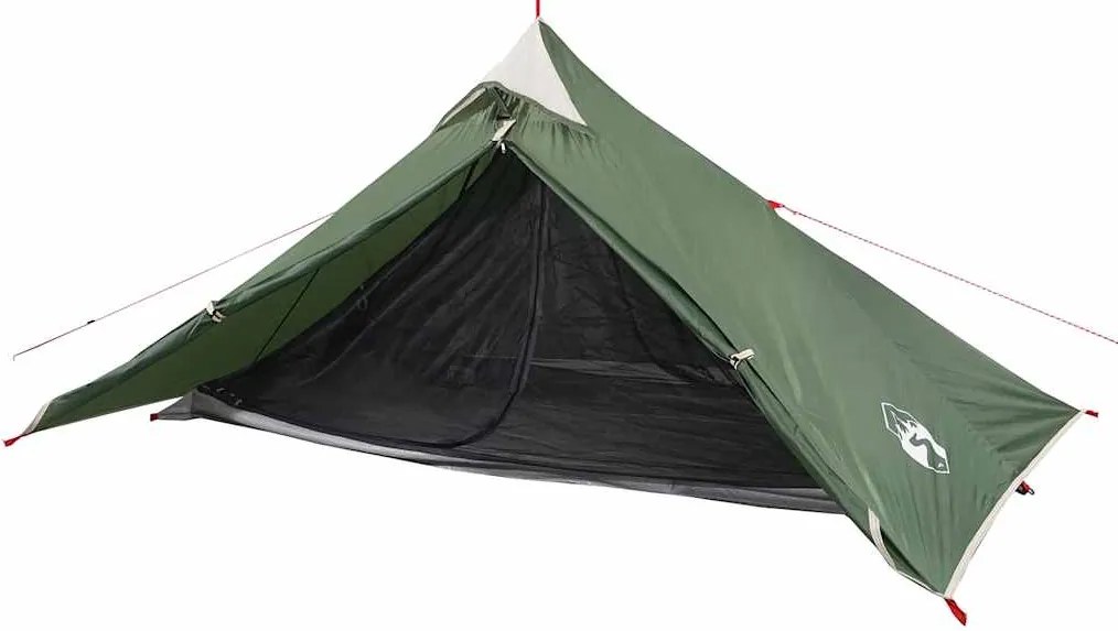 vidaXL Κρεμαστή Σκηνή Tipi 1 Ατόμου Αδιάβροχη Πράσινη