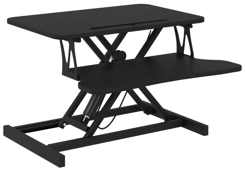 vidaXL Σταθμός Εργασίας Ρυθμιζόμενος 60x40x(13-41,5) εκ. Ατσάλι & Ξύλο