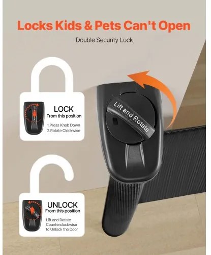 VEVOR Retractable Baby Gate, Extends to 5150 mm Extra Wide, 990 mm Tall, with Reinforced Fiberglass Strips, Avoids Crawling Through, Mesh Dog Gate for Decks, Doorways, Garages, Indoor, Black