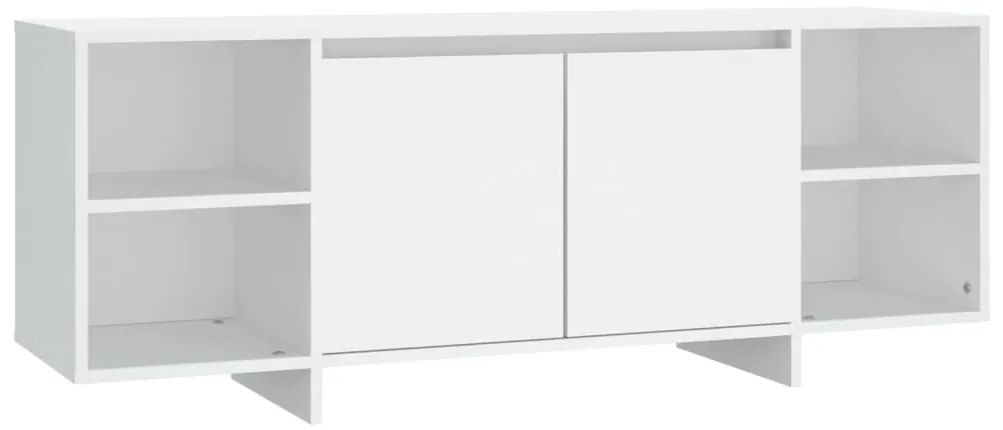 vidaXL Έπιπλο Τηλεόρασης Λευκό 130 x 35 x 50 εκ. από Μοριοσανίδα