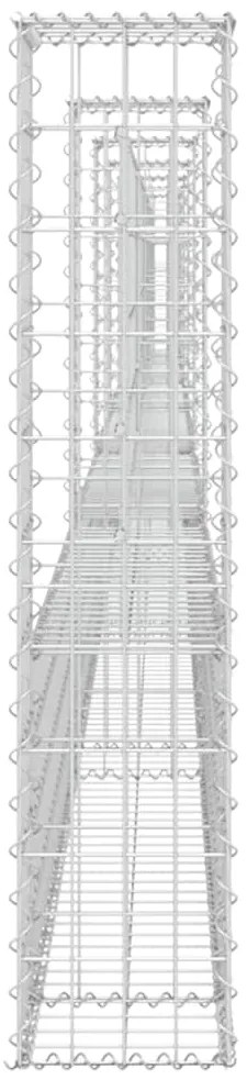 vidaXL Συρματοκιβώτια Στύλοι σε U Σχήμα 6 τεμ. 620x20x100 εκ Σιδερένια