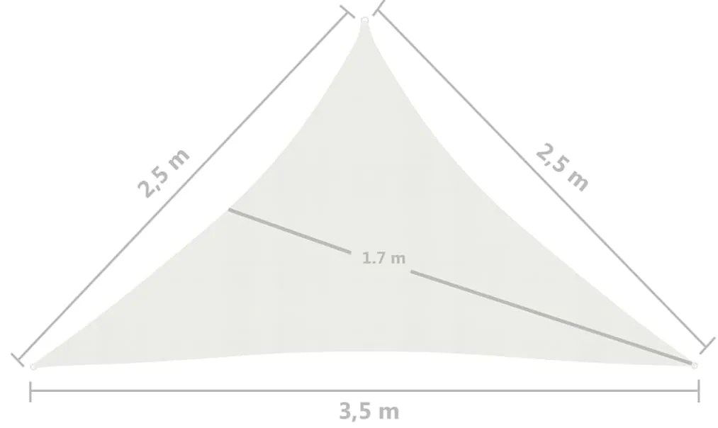 ΠΑΝΙ ΣΚΙΑΣΗΣ ΛΕΥΚΟ 2,5 X 2,5 X 3,5 Μ. ΑΠΟ HDPE 160 ΓΡ./Μ² 311251