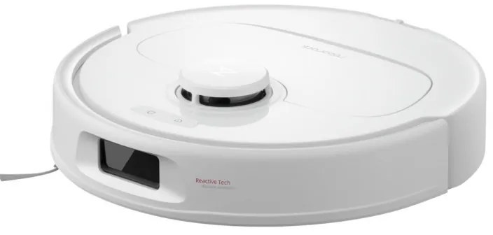 Ρομποτική σκούπα Roborock QR 598, 8000 Pa, 5200 mAh, 60W, 3D χαρτογράφηση, σταθμός φόρτισης, αυτονομία 3 ώρες, λευκό