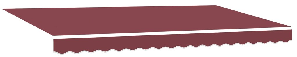 vidaXL Σκηνίτσα Αναδιπλούμενη Μπορντό 400 x 200 cm
