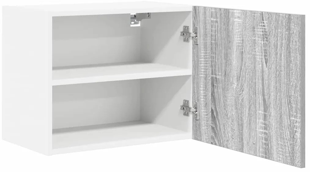 vidaXL Κρεμαστό ντουλάπι 2 pcs Γκρι Σομόνα και Λευκό 50 x 31 x 40 εκ.