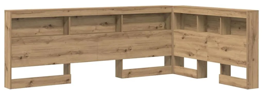 vidaXL Κεφαλάρι Αποθήκης artisan δρυς 120 cm Επεξεργασμένο ξύλο