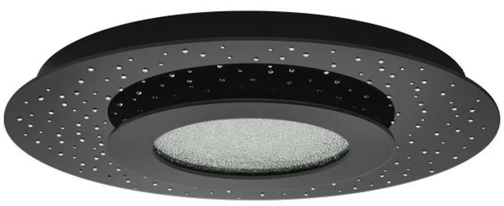 Φωτιστικό Οροφής - Πλαφονιέρα 33711 Azurreka Led Black Eglo Metal, Glass