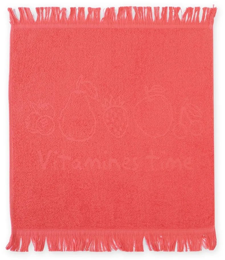 Ποτηρόπανο Vitamine Coral Nef-Nef 50x50cm 100% Βαμβάκι