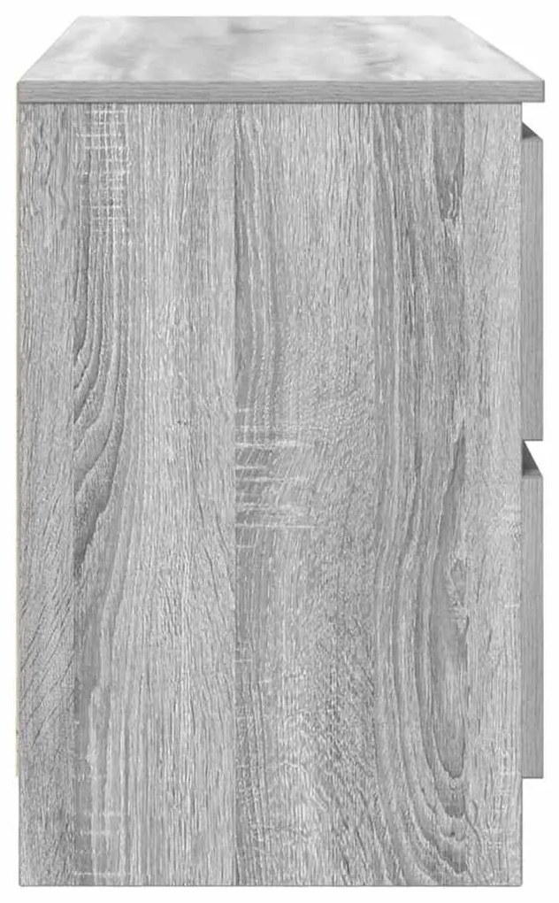 Έπιπλο Τηλεόρασης Γκρι Sonoma 100x35x54 εκ. από Επεξεργ. Ξύλο 861801