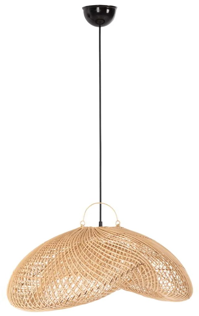 ΦΩΤΙΣΤΙΚΟ ΟΡΟΦΗΣ ΚΡΕΜΑΣΤΟ HM7862 RATTAN ΣΕ ΦΥΣΙΚΟ ΧΡΩΜΑ 62x52x122Υεκ.