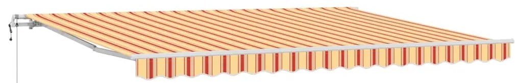 vidaXL Σκηνίτσα Αναδιπλούμενη 450 x 350 εκ κίτρινο και πορτοκαλί