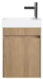 Πάγκος μπάνιου με Νιπτήρα KAREN 45 Καφέ 46x26x43 εκ. 46x26x43 εκ.