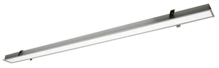Γραμμικό Φωτιστικό Χωνευτό Viokef Station Ultra 3911-03142-4-U-D5 L1420 4000K Dimmable Ασημί