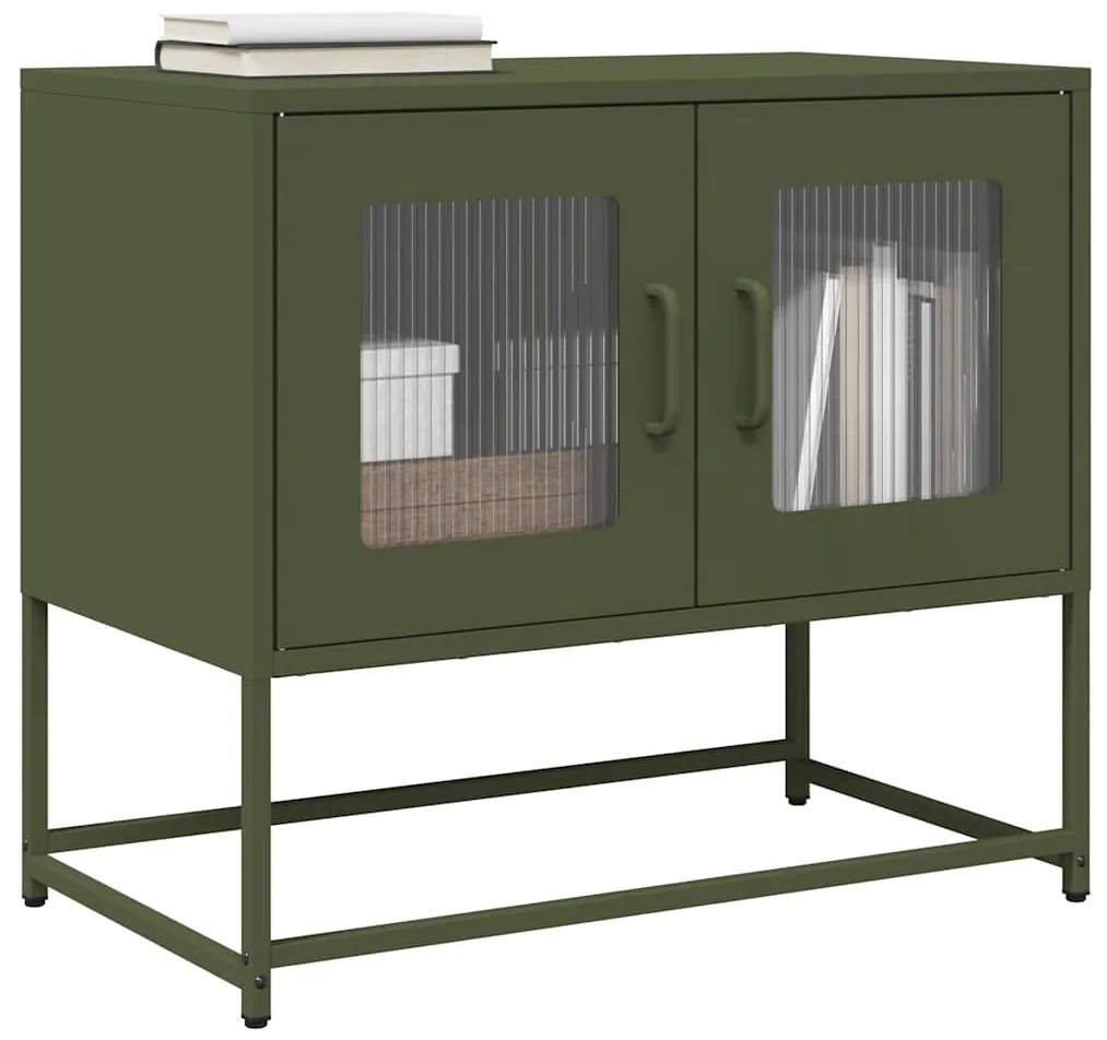 ντουλάπι τηλεόρασης vidaXL Ελαιοπράσινο 68x39x60,5 cm