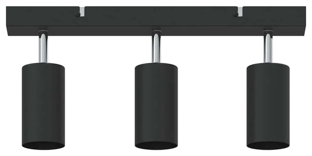 vidaXL Σποτ οροφής Μαύρο 38 x 5.5 x 16.5 εκ Ατσάλι