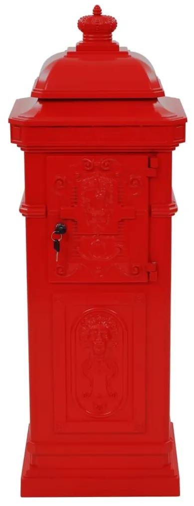Γραμματοκιβώτιο Vintage Στιλ Κόκκινο με Αντοχή στη Σκουριά - Κόκκινο