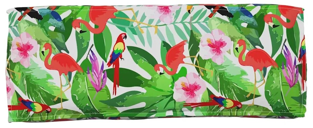 vidaXL Μαξιλάρι παλέτας για πλάτη Floral Πολύχρωμο 120 x 40 x 12 cm