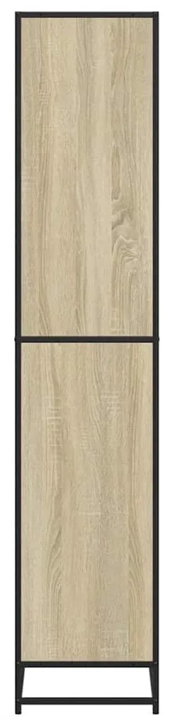 Βιβλιοθήκη Sonoma Oak 80,5x35x170,5 cm Ξύλινη κατασκευή - Καφέ