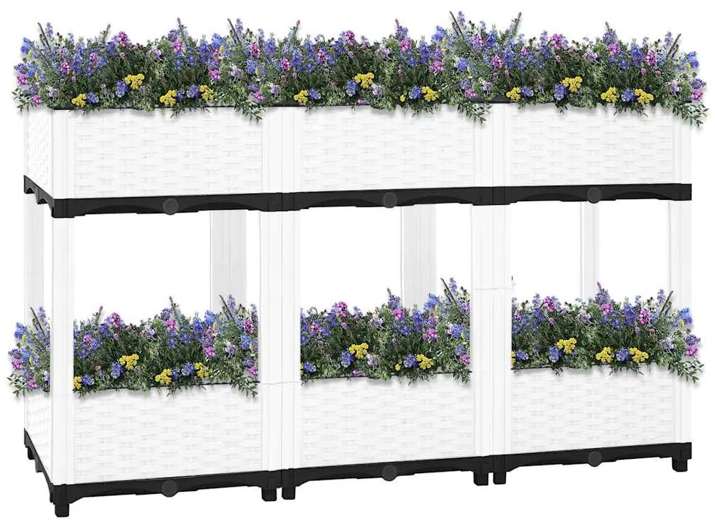 vidaXL Ζαρντινιέρα 120 x 40 x 71 εκ. από Πολυπροπυλένιο