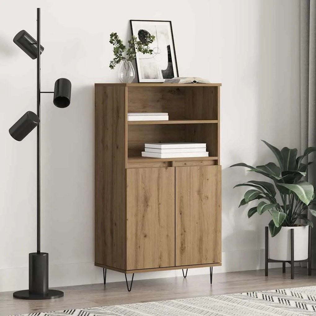 Highboard Καφέ 60 x 36 x 110 εκ. Επεξεργασμένο ξύλο