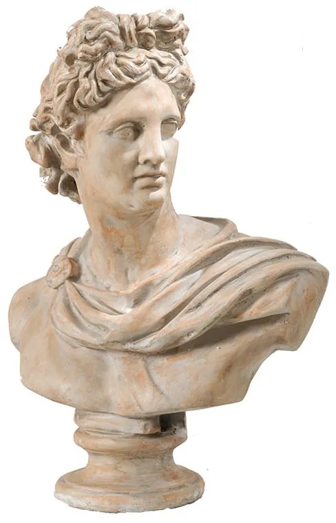 Artekko Artekko Placidia Μπεζ Διακοσμητική Ανδρική Προτομή από Μαγνήσιο (61x34.3x78.7)cm 74715