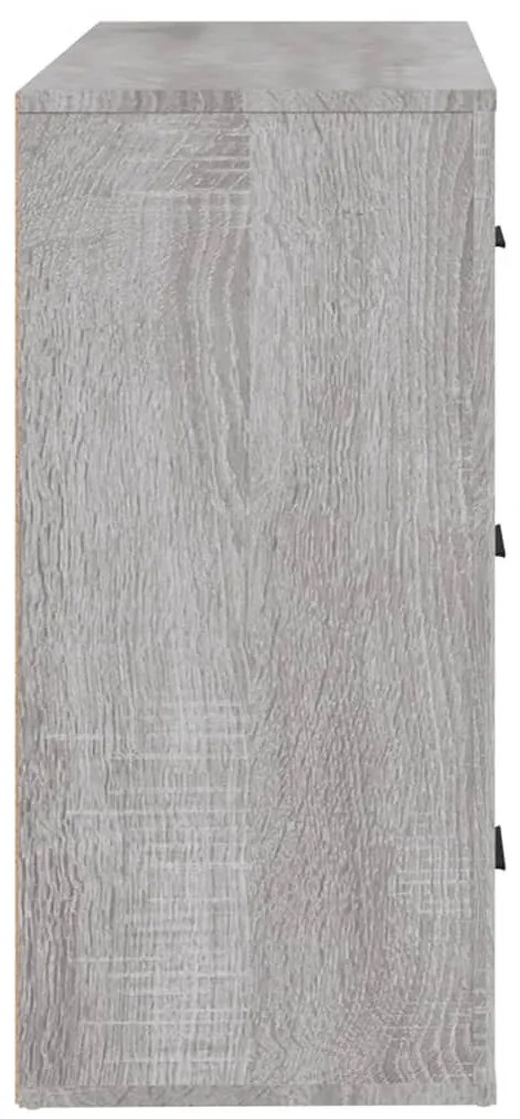 vidaXL Ντουλάπι Γκρι Sonoma 80x33x70 εκ. από Επεξεργασμένο Ξύλο