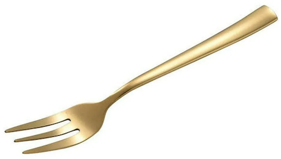Πιρουνάκι Γλυκού Porto 03331 14,5cm Gold Dinox Stainless Steel