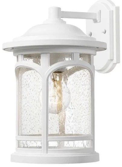 Φανάρι  Απλίκα Φωτιστικό Τοίχου 1xE27  Λευκό  IP44  37cm  Marblehead QZ-MARBLEHEAD-M-WHT Elstead Lighting-QZ-MARBLEHEAD-M-WHT-Λε QZ-MARBLEHEAD-M-WHT