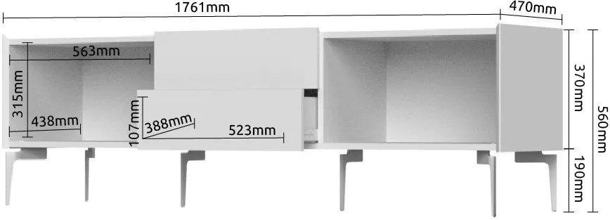 Έπιπλο τηλεόρασης Spike II plus