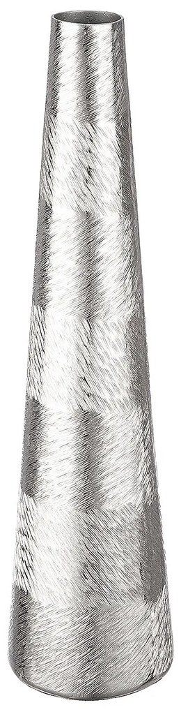 Βάζο ArteLibre Ασημί Αλουμίνιο 12x12x48cm-05161044