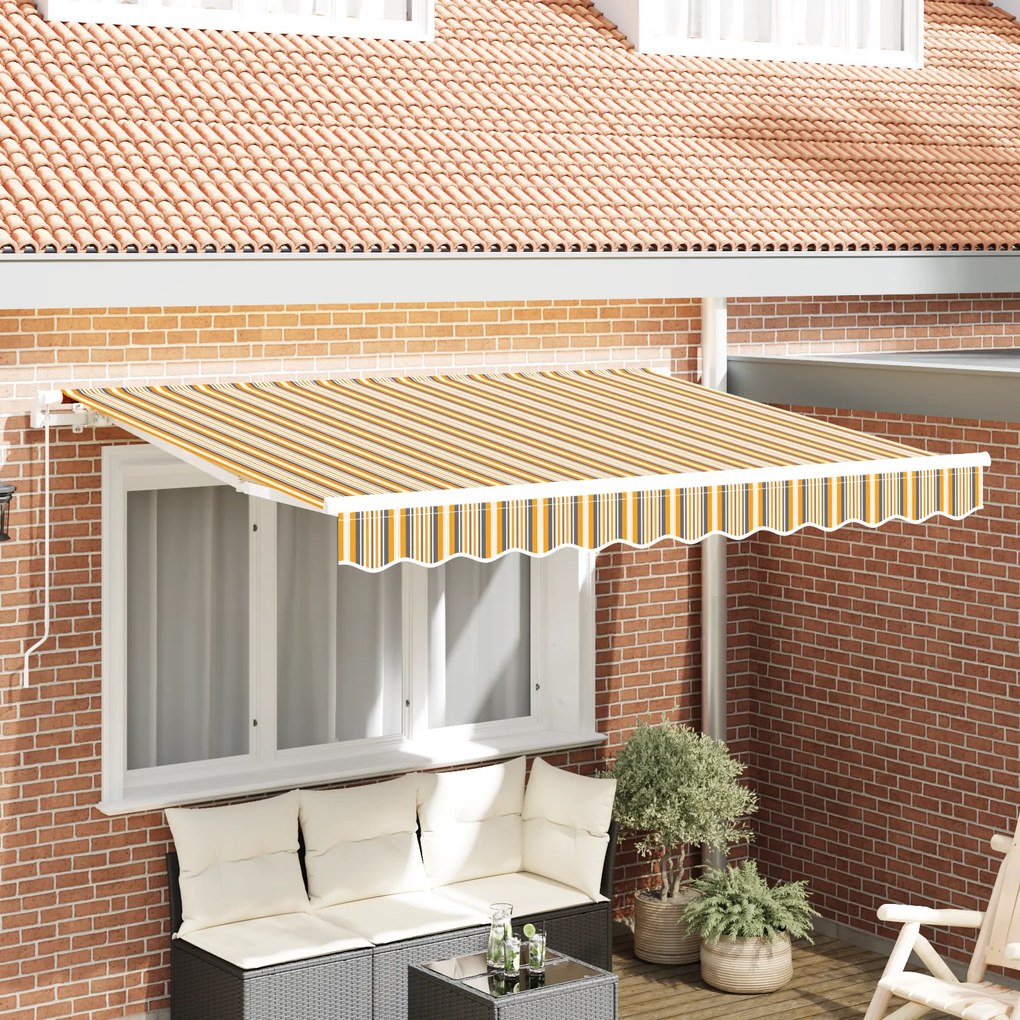 vidaXL Σκηνίτσα Αναδιπλούμενη Πολύχρωμο 350 x 200 cm