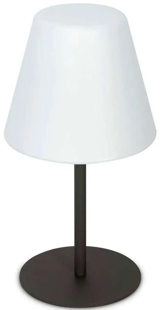 Φωτιστικό Επιτραπέζιο Arcadia 298597 Φ28x52,9cm 1xE27 42W Anthracite-White Ideal Lux