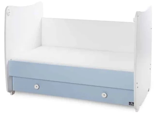 Βρεφικό κρεβάτι DREAM  70x140εκ. White + Baby Blue 10150440039A  Lorelli (Δώρο Πάντα Προστασίας)