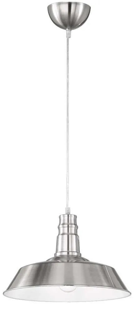 Φωτιστικό Οροφής Will R30421007 1xE27 60W Φ36cm 150cm Nickel Mat RL Lighting Metal