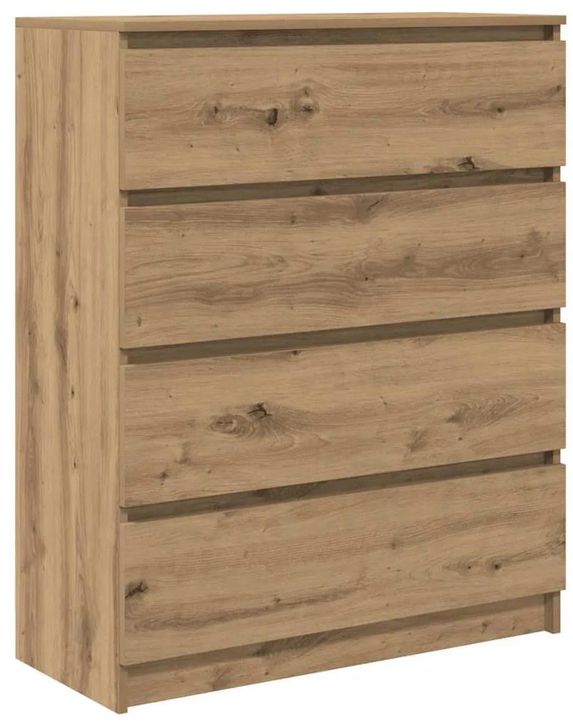 Sideboard Artisan Oak 80x35x99 cm Κατασκευασμένο ξύλο - Καφέ
