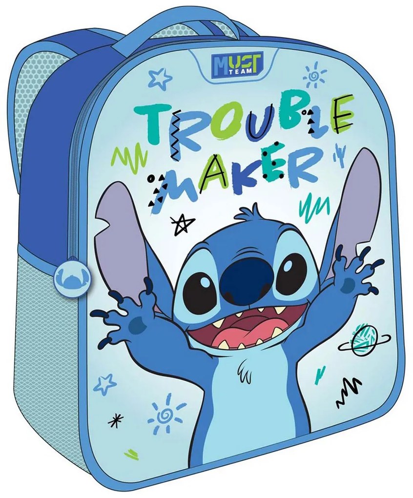 Σχολική Τσάντα Νηπιαγωγείου (26x10x32) Must 3D Lilo &amp; Stitch Trouble 000564815