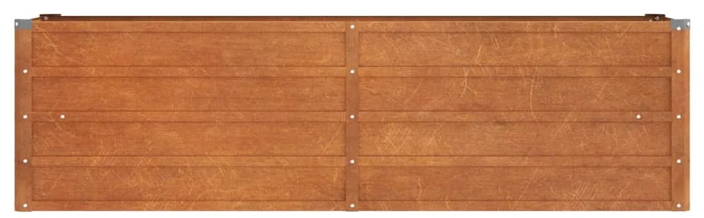 vidaXL Ζαρντινιέρα Σκουριασμένο 160x40x45 εκ. Ατσάλι Σκληρυθέν Αέρα