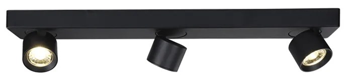 Σποτ Τρίφωτο LED Aca Pluto RA33LEDS54BK Black