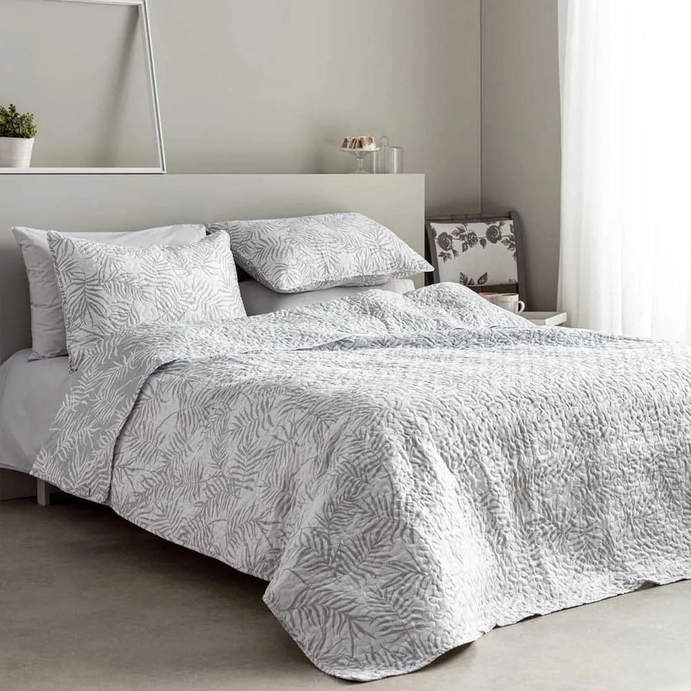 Κουβερλί 4021 White-Grey Vesta Home Μονό 160X230cm Microfiber